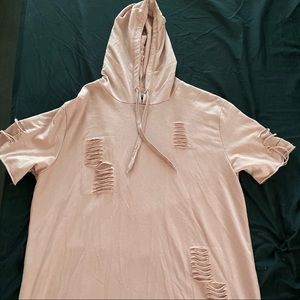 Hooded shirt